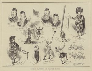Schottisches Treffen bei Stamford Bridge von Horace Morehen